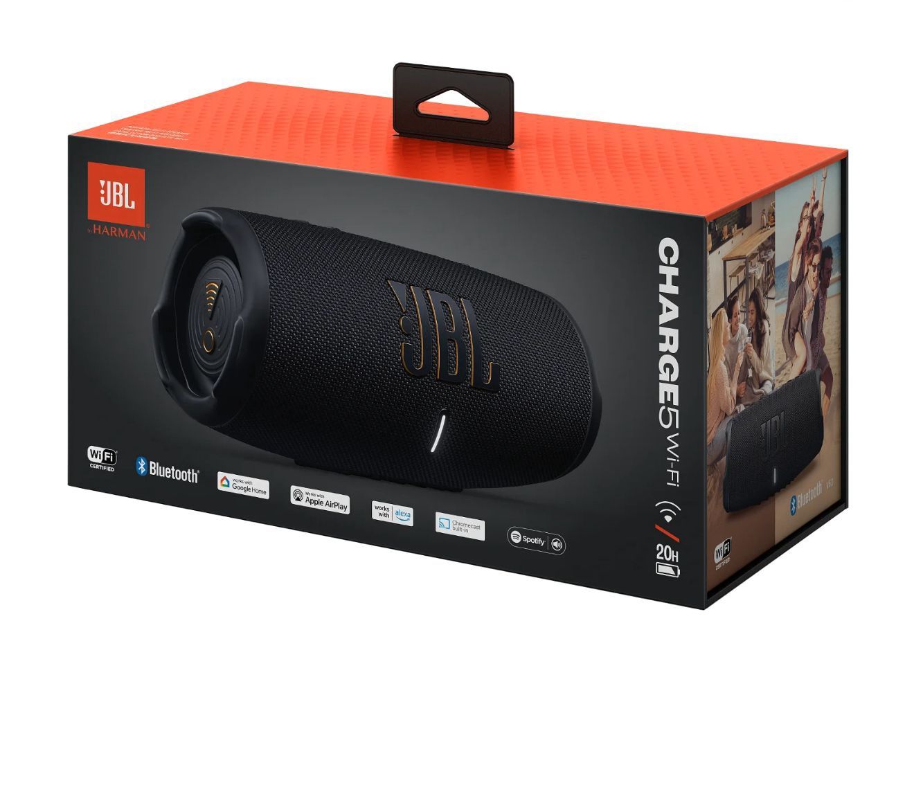 JBL Charge 5 Wi-Fi, Portable Wi-Fi and Bluetooth speaker $130 10pcs available New open box