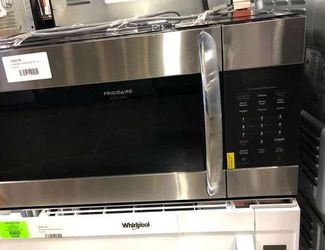 Brand New Frigidaire Gallery 1.5 cu. ft. Over the Range Convection Microwave in Smudge-Proof Stainless Steel 8D9