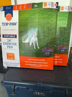 Portable exercise pen