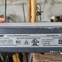 Bose Bluetooth speaker