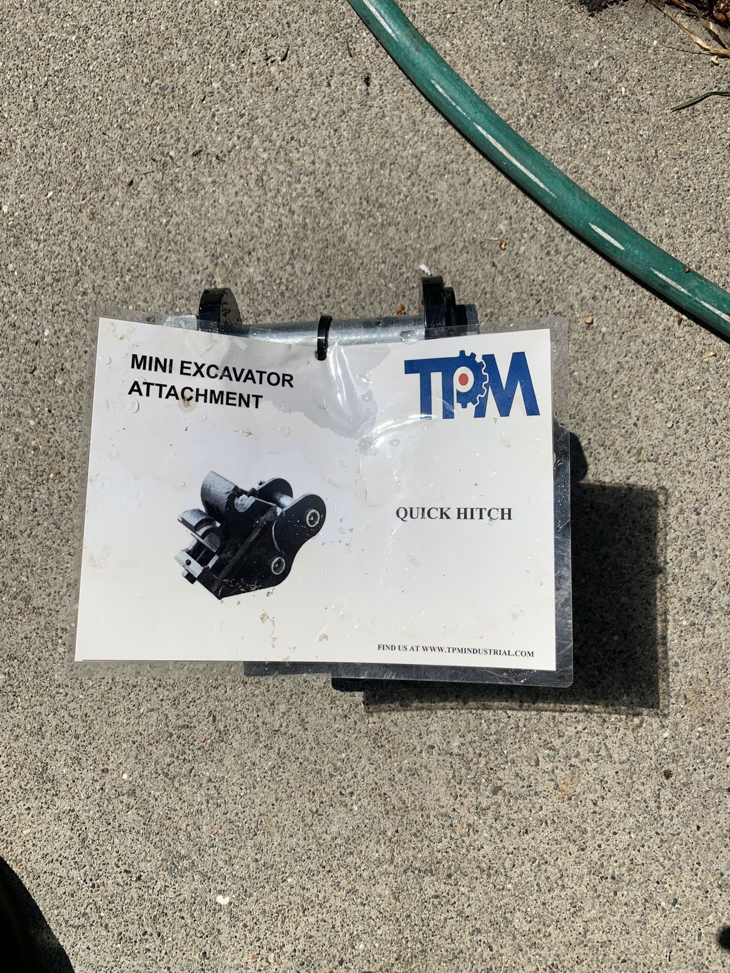 TPM Mini Excavator Quick Coupler