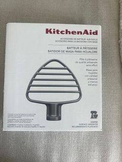 KitchenAid KSMPB5 Pastry Beater for Tilt-Head Stand Mixers Silver NEW