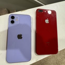 Used iPhone 12, And 8+