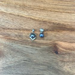 Nahoku Black Pearl Pendants