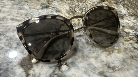 Prada, Gray, Grey, Cheetah, Print, Cat, Eye, Sunglasses, SPR20U