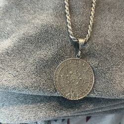 Silver 925 Chains And Pendant With Rings