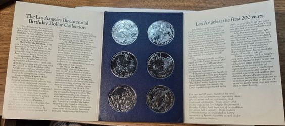 Los Angeles Bicentennial Birthday Dollar Collection