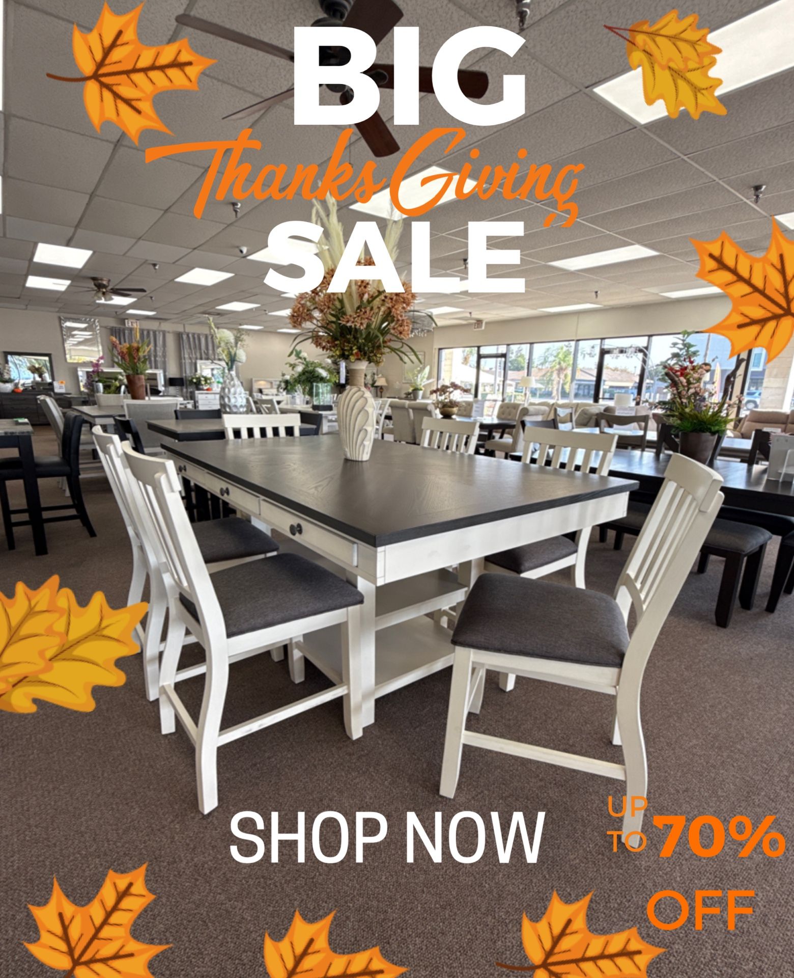 7 Pc Dining Table 