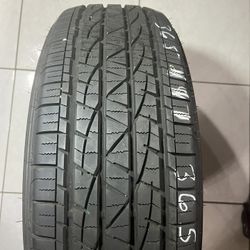 225/60/17. One Used Firestone Tire Great Tread.