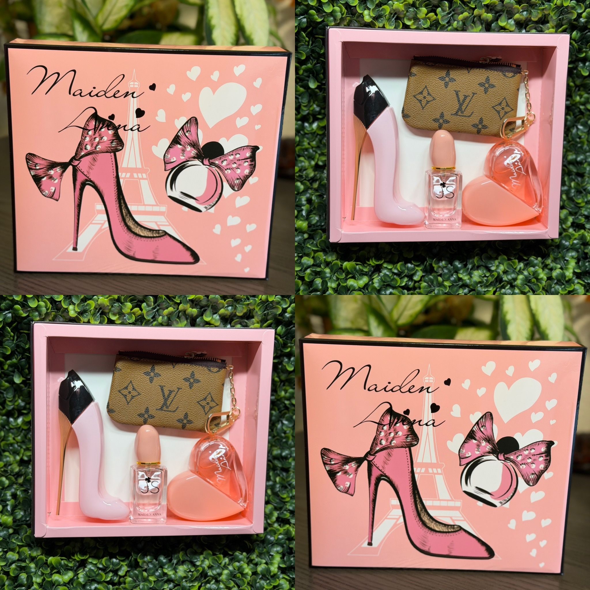 Maiden Anna 3 Piece High Heel Perfume Fragrance Gift Set New In Box
