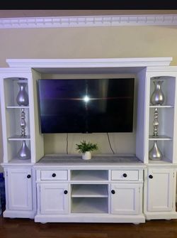 Entertainment center with coffee table