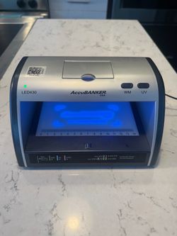 AccuBANKER LED430 Counterfeit Bill Detector – Working
