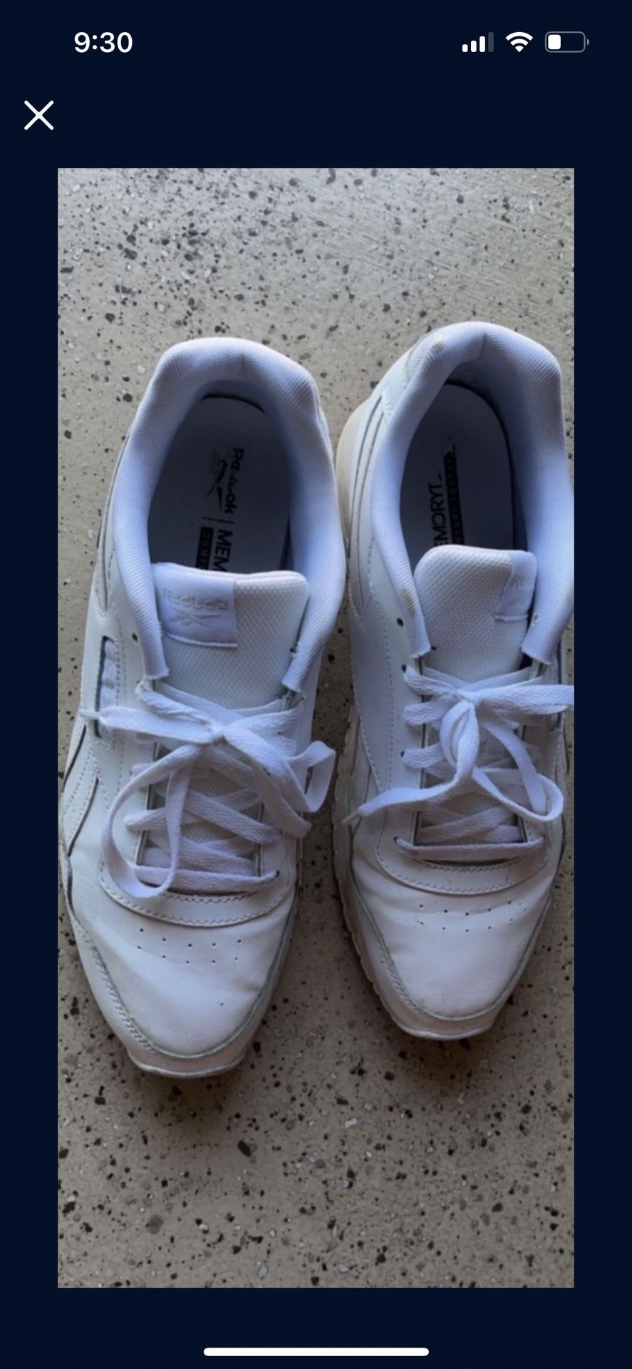 $40 Size 12 Reebok Shoes