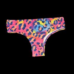 New! Colorful Animal Print Bikini Swimsuit Bottom 