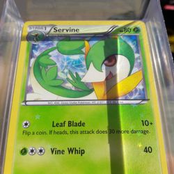 Servine Pokemon Black And White Legendary Treasures Holo RC2/RC25