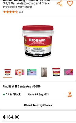 Brand New Redguard Waterproofing