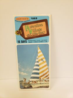 1969 Hawaiian Village Jet Holiday Independent Travel Guide