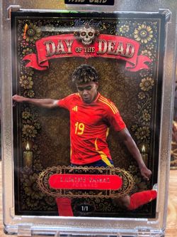 Lamine Yamal Wild Card Day of the Dead 1/1