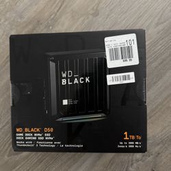 New Western Digital WD BLACK 2TB D50 Game Dock NVMe SSD Solid State Drive, RGB with Thunderbolt 3 Connectivity