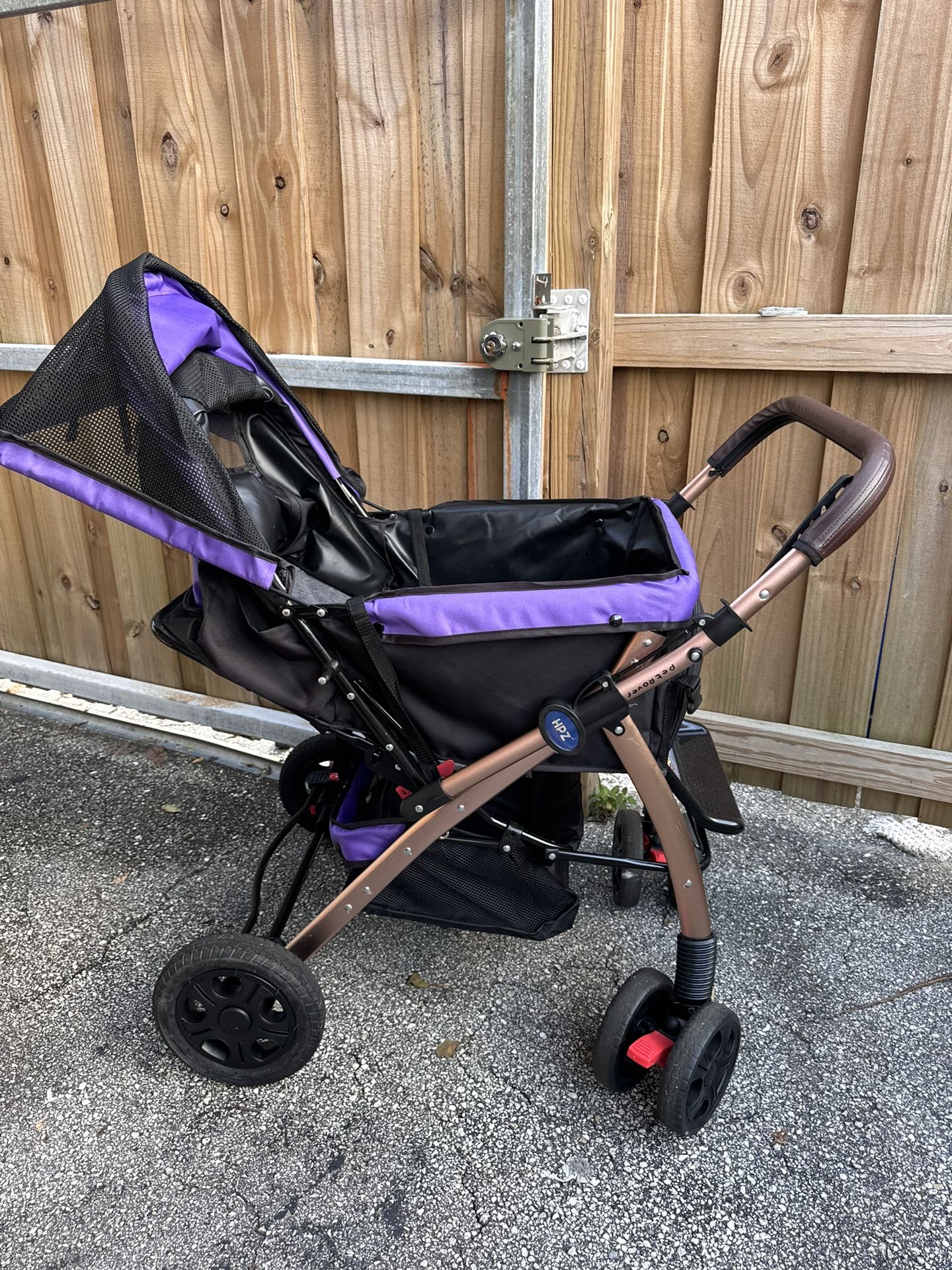 HPZ Pet Rover XL Dog Stroller, Purple