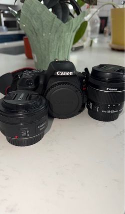 Canon Rebel EOS SL2 DSLR Digital Camera + 2 lens