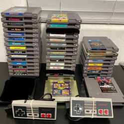 Nintendo NES Original Games Controllers 