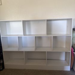 White Book Shelf