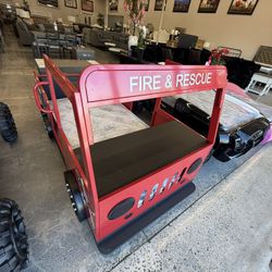 FIRE TRUCK TWIN BED 