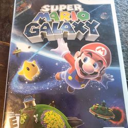 Nintendo Wii super Mario  galaxy w/ booklet 