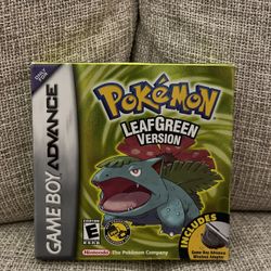 Pokémon Leaf Green CIB 