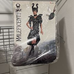 Disney Maleficent Witch Halloween Costume Deluxe Adult Size Small To Medium