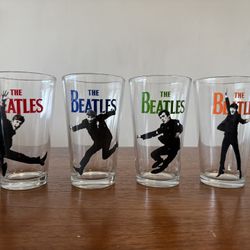 The Beatles Collectible Glassware Set Of 4 