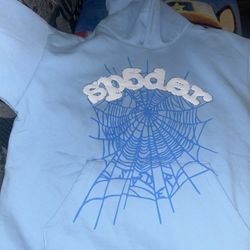 sky blue spider jacket 