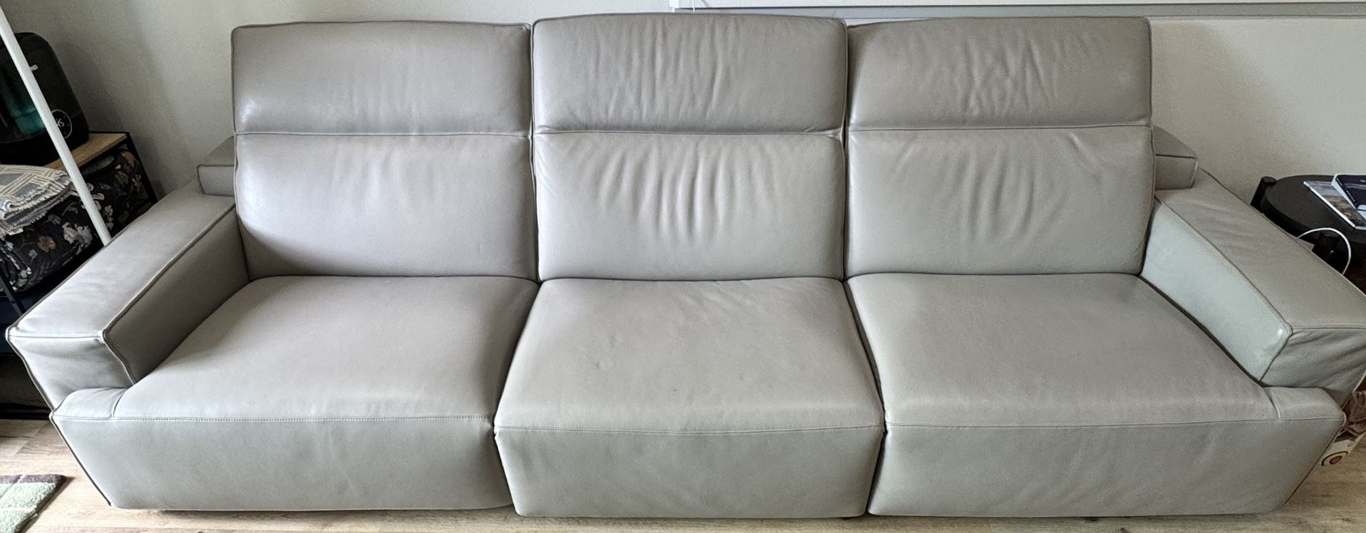 Natuzzi Italia Leather Sectional Sofa - Iago - Made In Italy