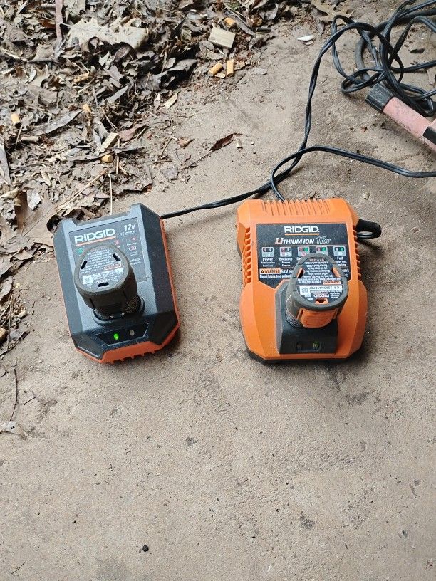 Ridgid 12 Volt Batteries And Charger