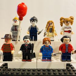 Horror Minifigures Movie Monsters Bundle Set | New Custom LEGO Compatible Toys