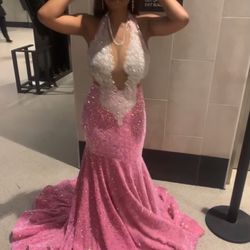 Pink Sparkly Prom Dress ! 