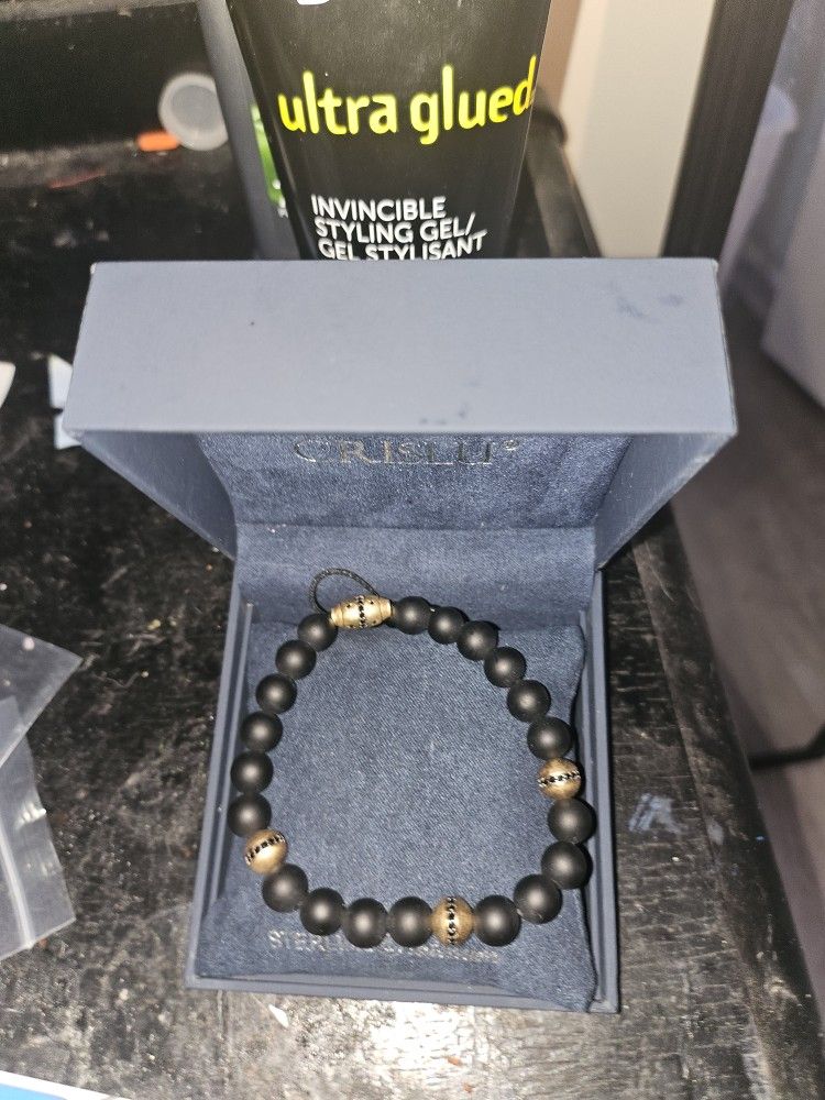 Crislu 18k Gold Beaded Bracelet
