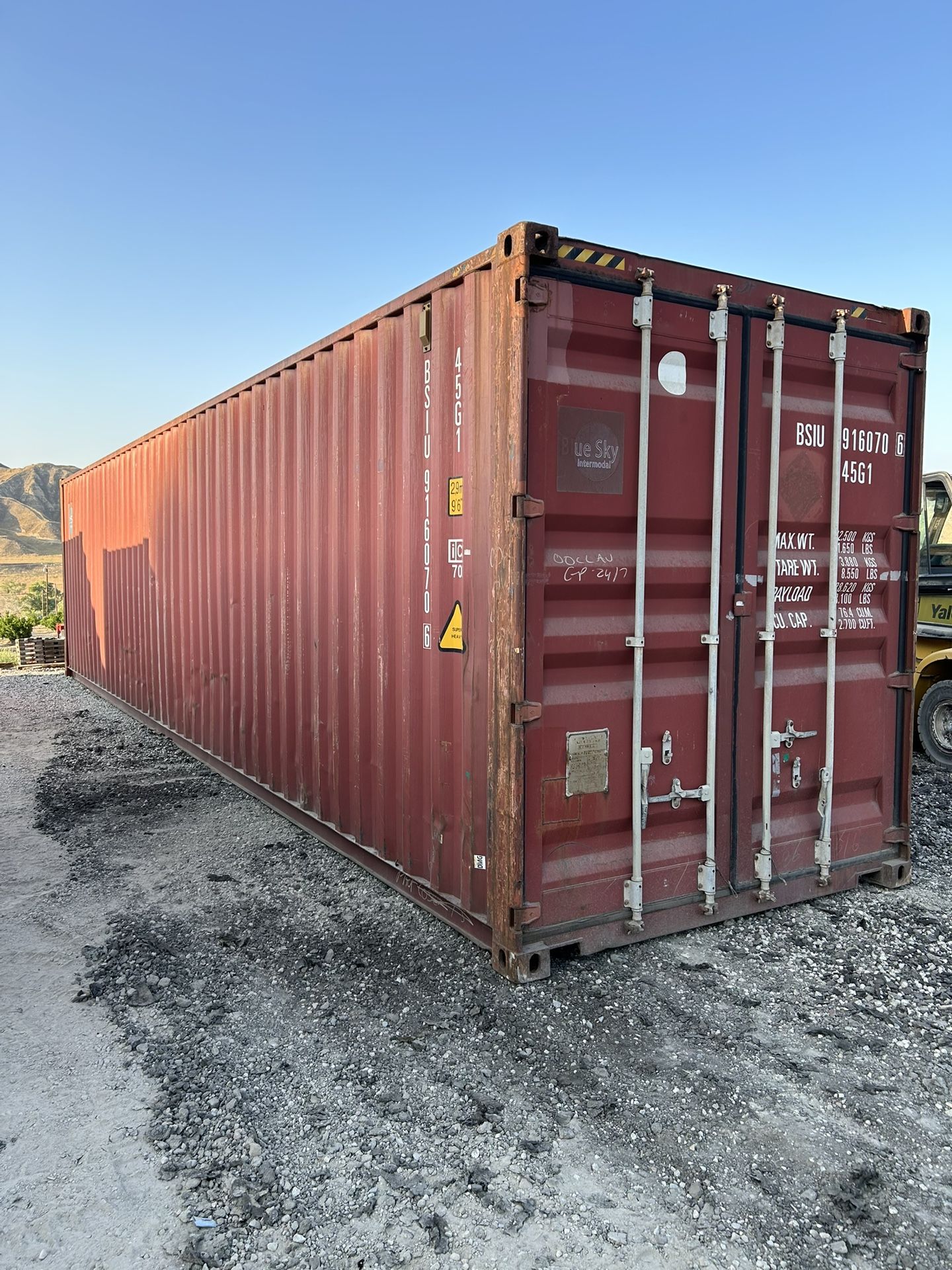 40ft HC Containers
