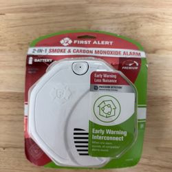 Fire And Carbon Monoxide Alarm