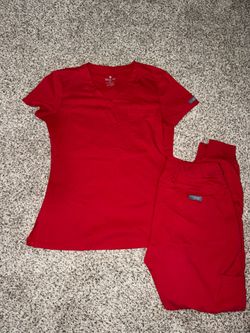 Med Couture Red Scrubs