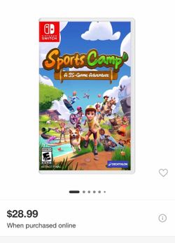 New Video Game: Sports Camp-Nintendo Swich.