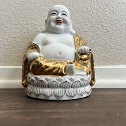 Ceramic Laughing Buddha Statue