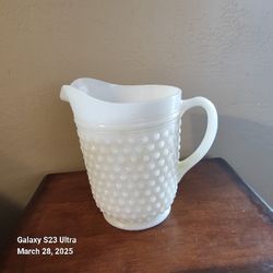 Milk Glass Pitcher