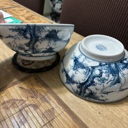 Set Of 2 Vietnam Com Su Cao Capacity Bowl