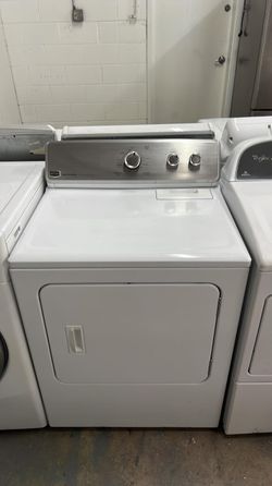 Maytag Centennial Electric Dryer – Auto Dry, White, Clean