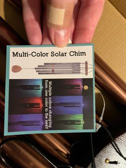 Color changing 44” windchime