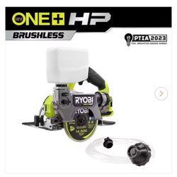 Ryobi ONE+ HP 18V Cordless Handheld Wet/Dry Masonry Tile Saw (Tool Only)