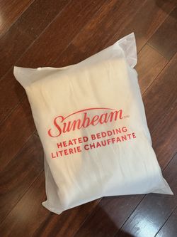 New Sunbeam Royal Ultra Fleece Heated Electric Blanket Queen Size