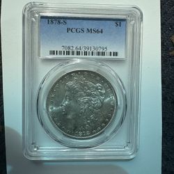 1878-S Pcgs Ms64